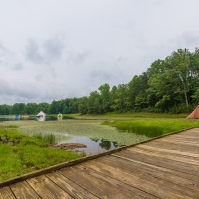The lake at Small Country Campground in Louisa, VA on June 7, 2019. PHOTO BY: BRADLEY PEARCE www.bradleypearce.com